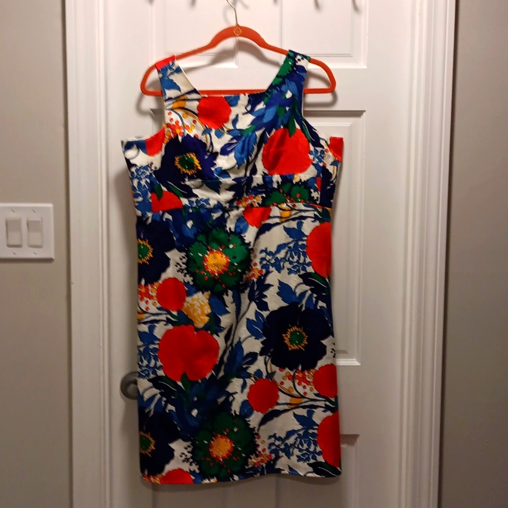 Vintage 70s Hawaiian Shift Midi Dress Koawaiian Fashions 8